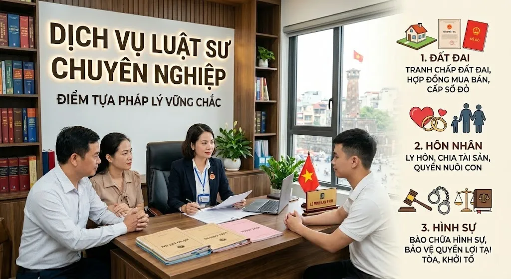 Dịch Vụ Luật Sư Chuyên Nghiệp: Điểm Tựa Pháp Lý Vững Chắc Về Đất Đai, Hôn Nhân Và Hình Sự